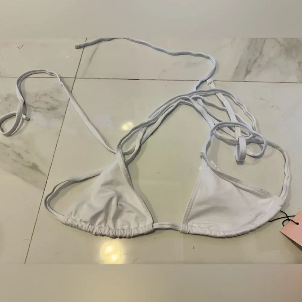 Missguided white bikini bra #12